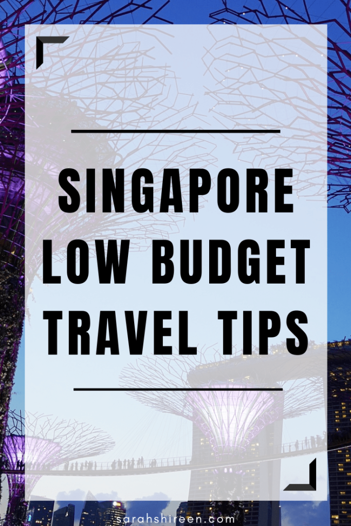 low budget tips singapore