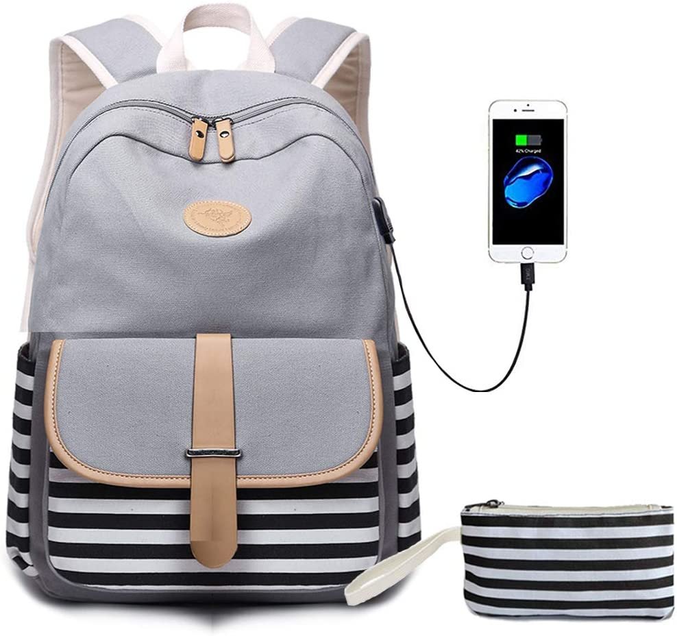20 cute travel accessories for women all under €25 cute stripe backpack